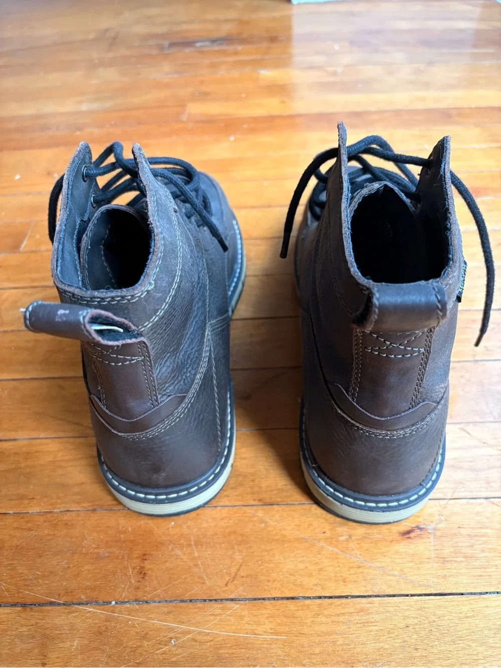 Keen Utility Men's Black Lace-Up Leather Work Boots